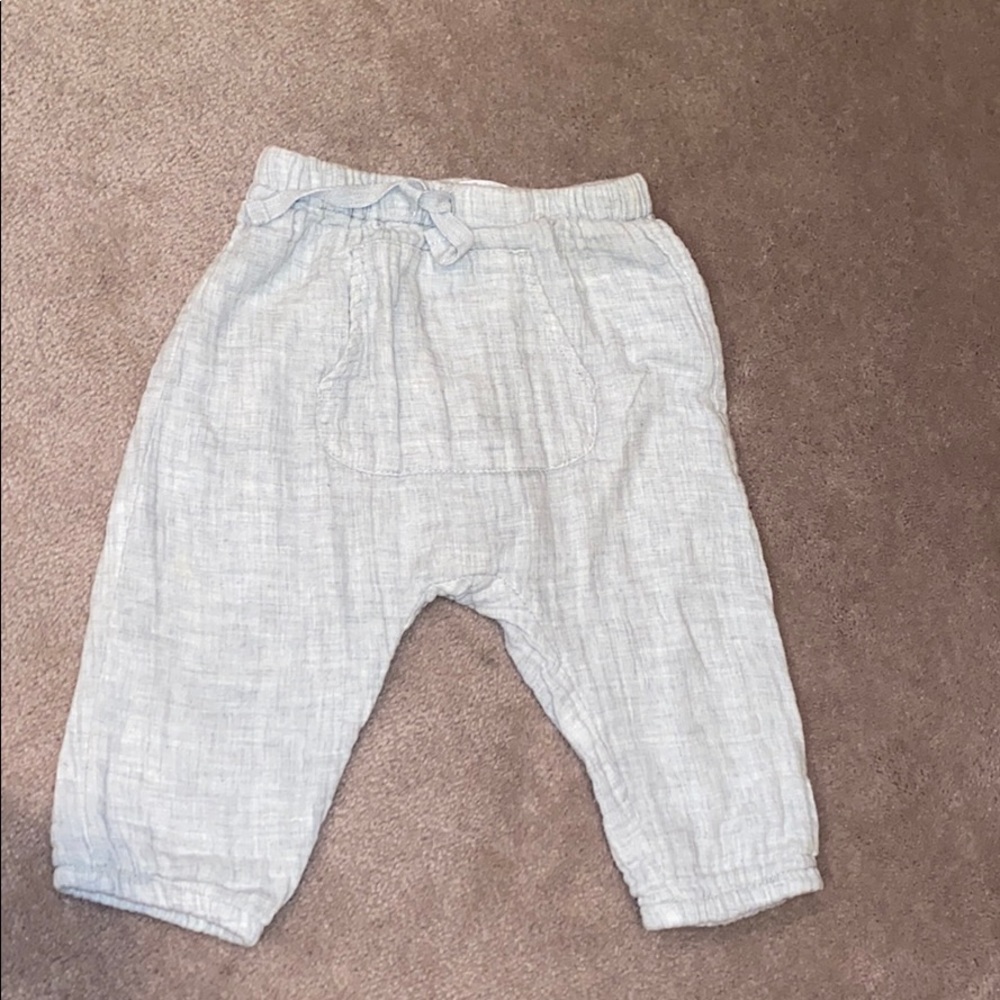 Grey comfy Zara pants unisex 9-12 months